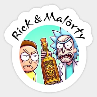 Rick & Malorty Sticker